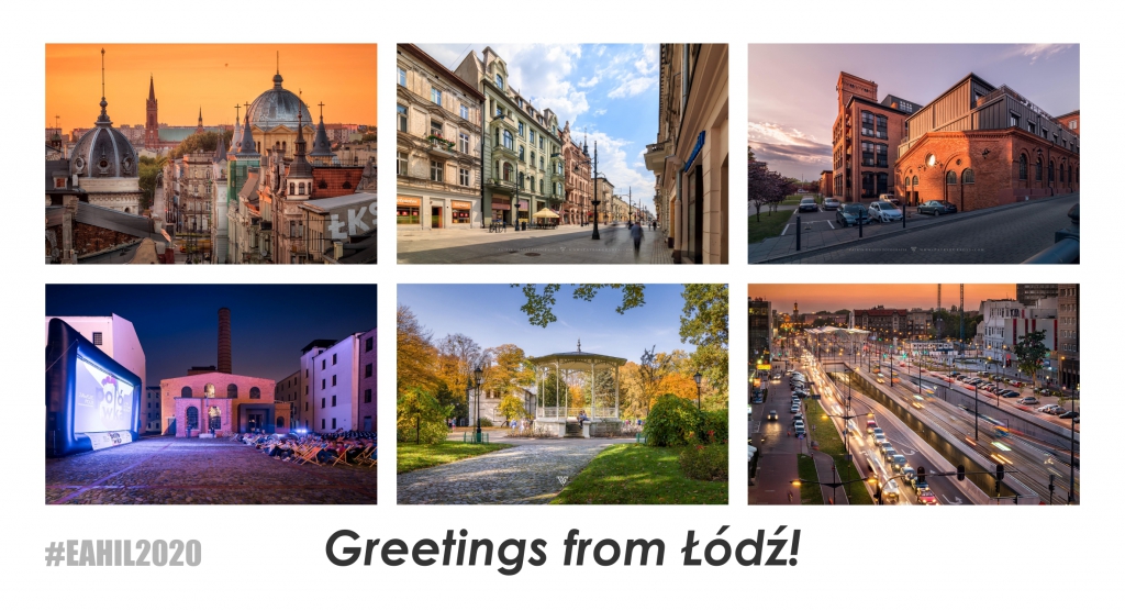 image representing a postcard from Lodz containing photos used with kind permission of Patryk Grądys, www.patrykgradys.com